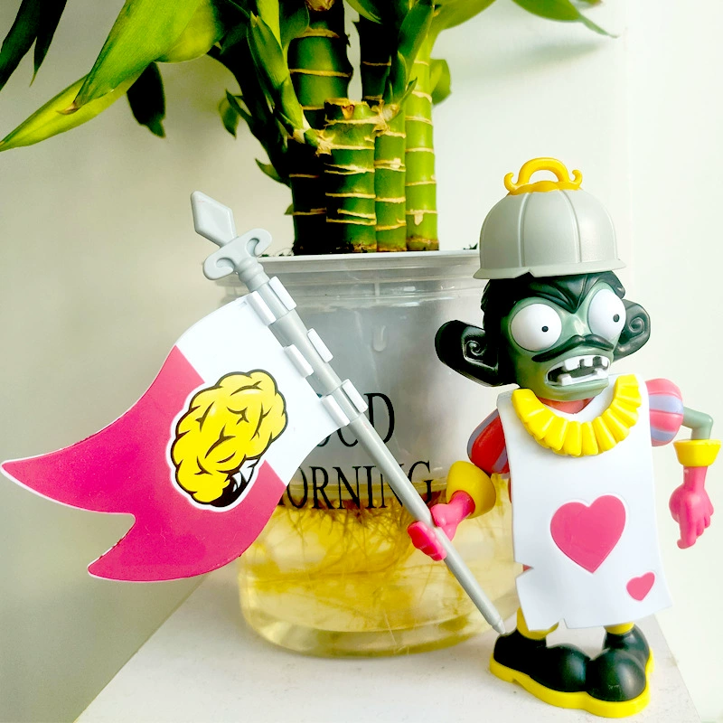Plants vs. zombie одиночная крупная игрушка, регби Дифий Доктор Доктор Король, цель горошина