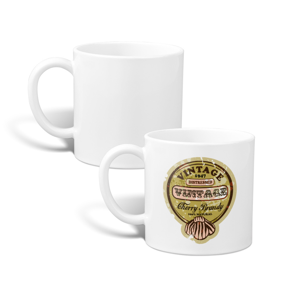 Nuevo producto Taza de café de sublimación Personalidad Creativo en blanco Material DLY al por mayor