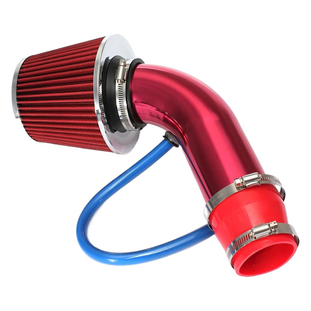 3 pulgadas coche de aleación de aluminio tubo de admisión Kit de modificación 76mm filtro de aire filtro universal cabeza de hongo