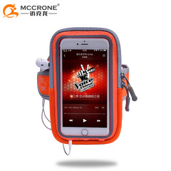 Sports outdoor mobile phone arm bag, thin Lycra with touch screen arm bag, men's and women's fitness equipment wrist bag factory