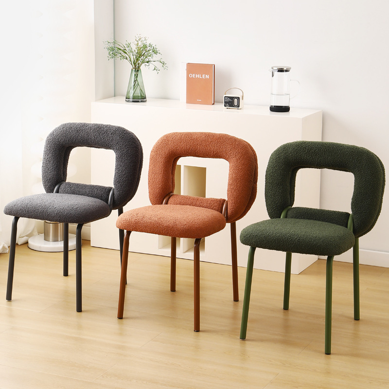 Donut Chair for Home Bedroom, Dressing Stool for Small Apartments, Dining Chair for Coffee Shop, Adult Leisure Chair, Modern and Simple Donut Chair for Home Bedroom, Dressing Stool for Small Apartments, Dining Chair for Coffee Shop, Adult Leisure Chair, Modern and Simple