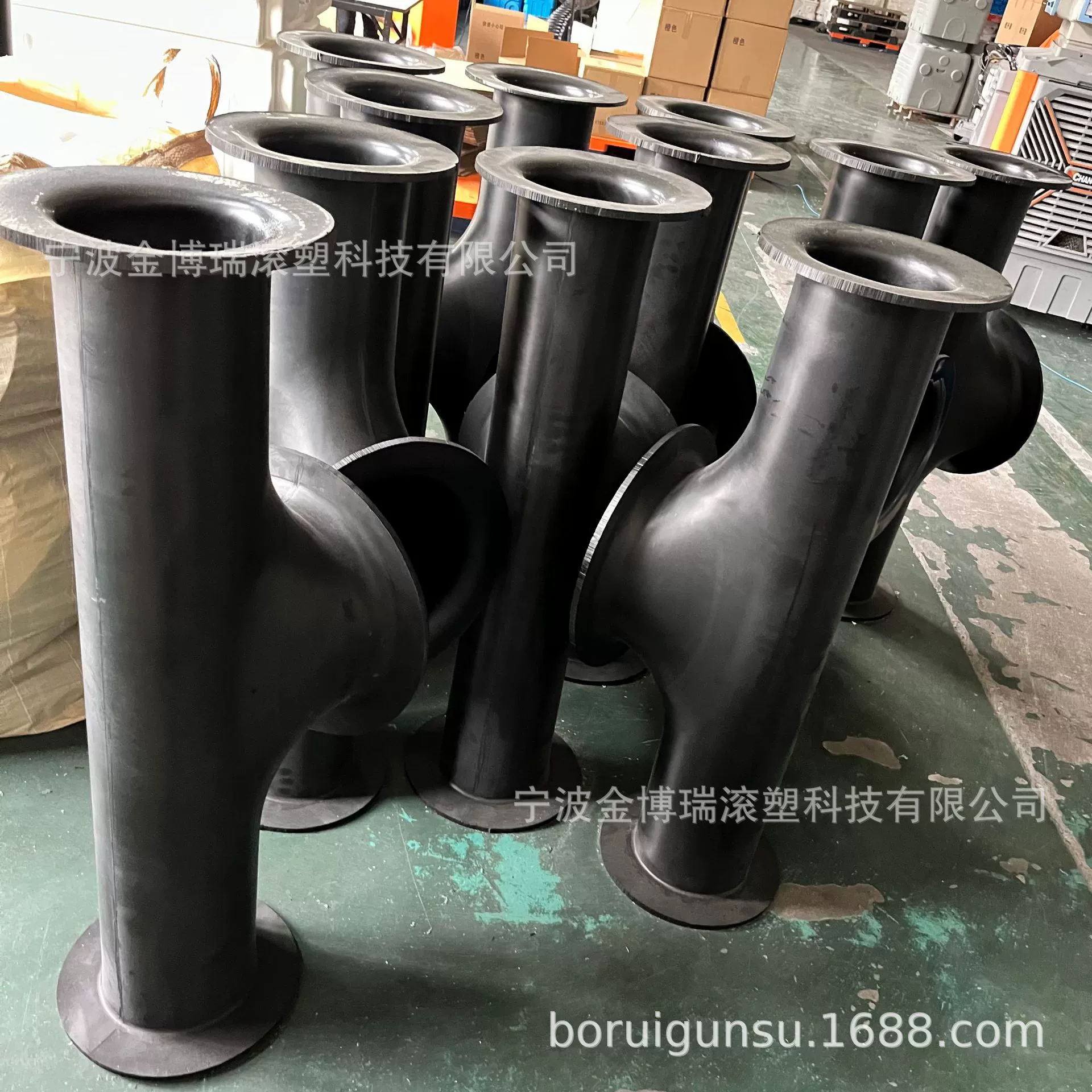 Производство ротационного формования Jinborui: изготовление на заказ специальных воздуховодов из HDPE, цельнолитые ротационные воздуховоды.