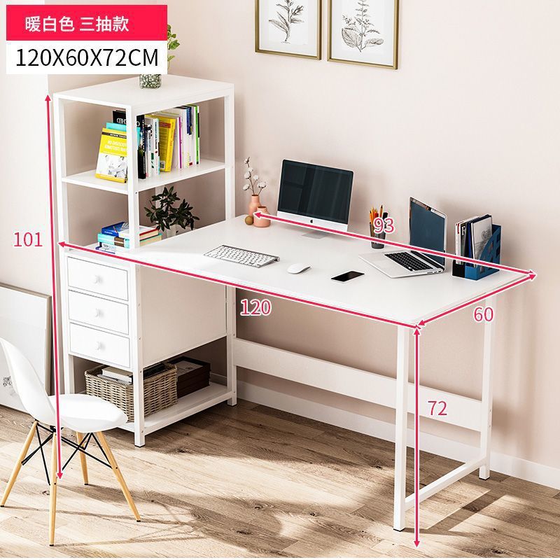 Escritorio de computadora, estante combinado, escritorio de escritorio, escritorio de alquiler simple, escritorio de oficina, dormitorio simple, escritorio