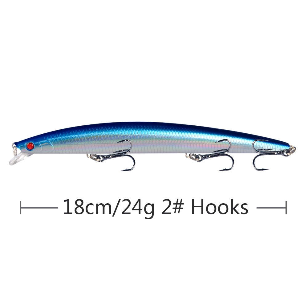 10 Colors Minnow Fishing Lures Kit for Freshwater Bait Tackle Kit for Bass Trout Salmon Fishing Accessories Tackle Box