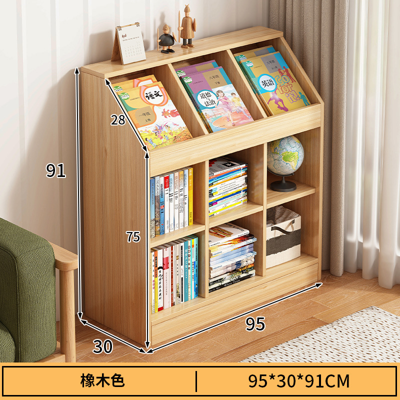 Estante de libros multicapa de piso para el hogar estante de libros pintados para almacenar y exhibir estante de almacenamiento para sala de aula pequeña estante de almacenamiento multicámara de almacenamiento