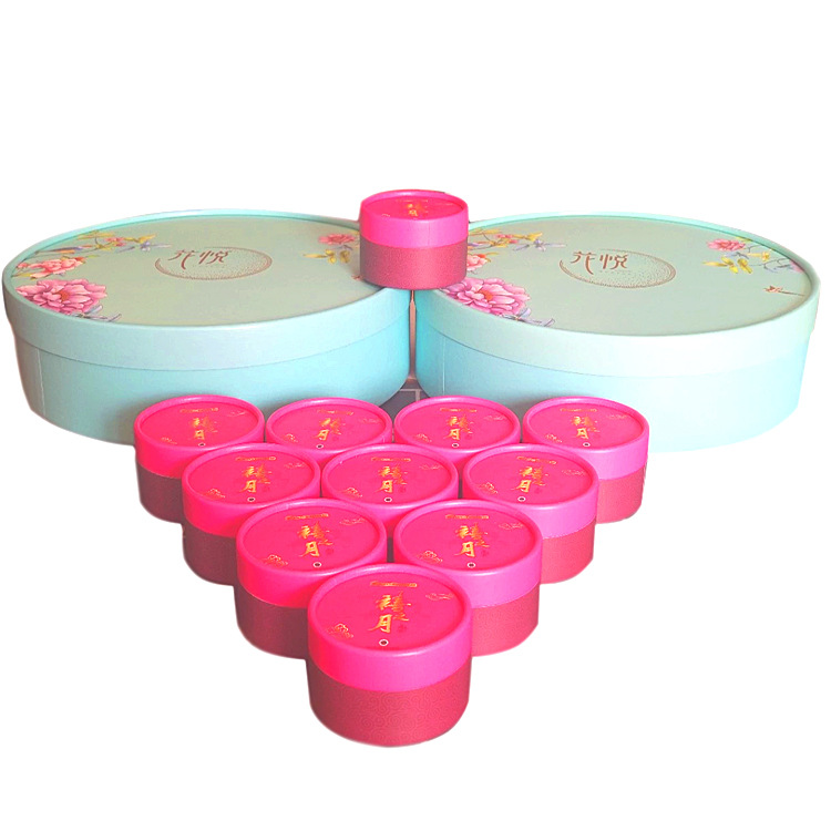 厂家定制全纸月饼罐