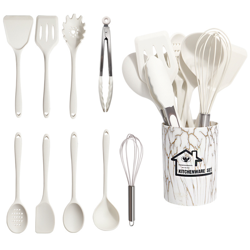 18 piezas de cocina de silicona transfronteriza antiadherente cocina de silicona de grado alimenticio cocina de silicona al por mayor