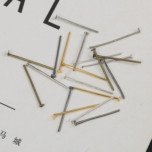 Factory Wholesale T-Pin T-shaped Flat Needle DIY Accessory Components T-shaped Connection Needle Accessory Materials 200g per pack