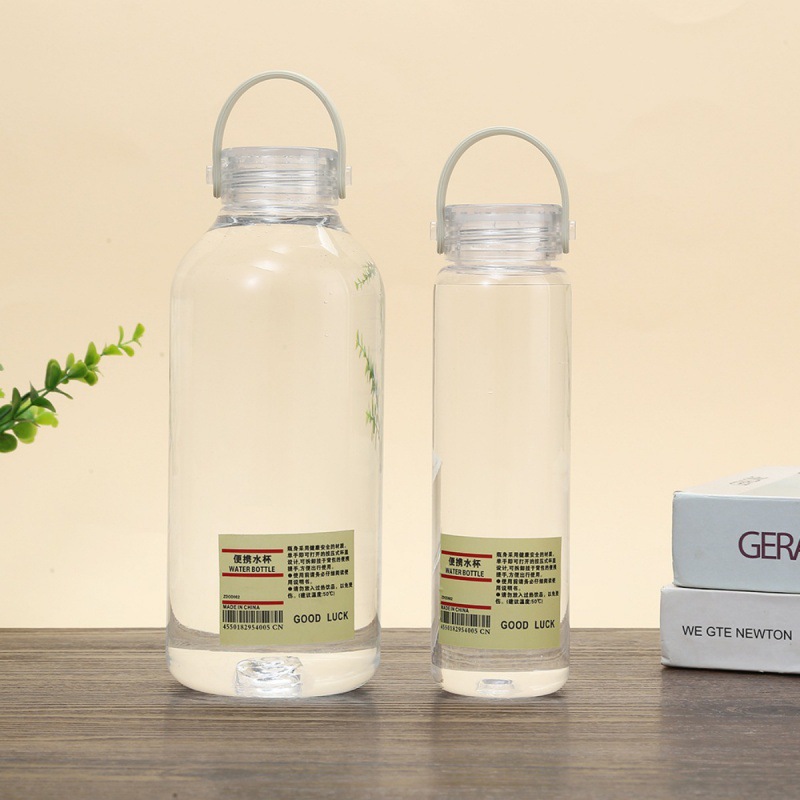 MUJI Pingintin ветряная ручная крышка силиконовая веревка пластиковая бутылка для воды простой портативный стакан для воды