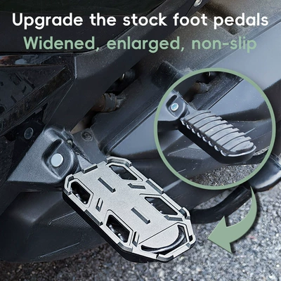 Foot Pedals, Rear Footrests, Motorcycle pedals