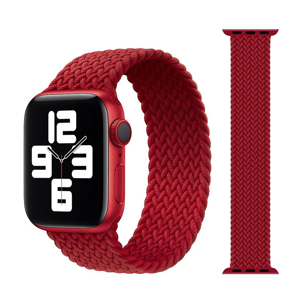 Apple Watch Dây đeo dệt đàn hồi một vòng Dây đeo cổ tay tích hợp đàn hồi Apple Watch8765432SE