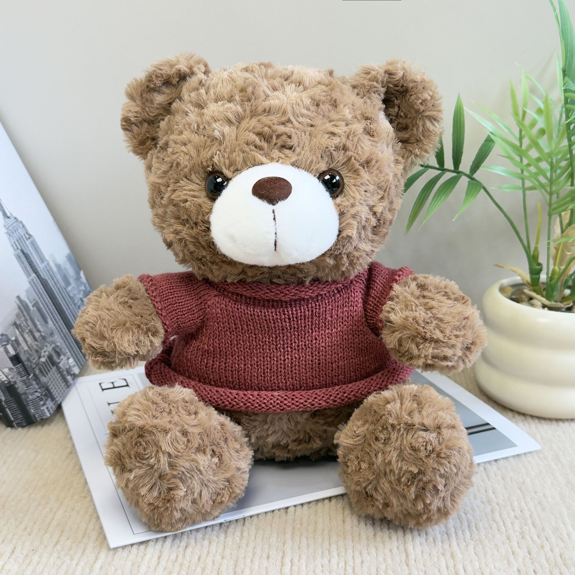 Osos de peluche abrazar osos muñecas muñecas agarrar muñecas regalo para niños impresión LOGO regalo juguetes de peluche