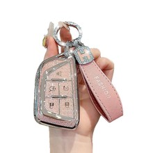 适用凯迪拉克钥匙套XT5 XT6车CT6壳XT4高级感XTS扣CT5包SRX女ATSL