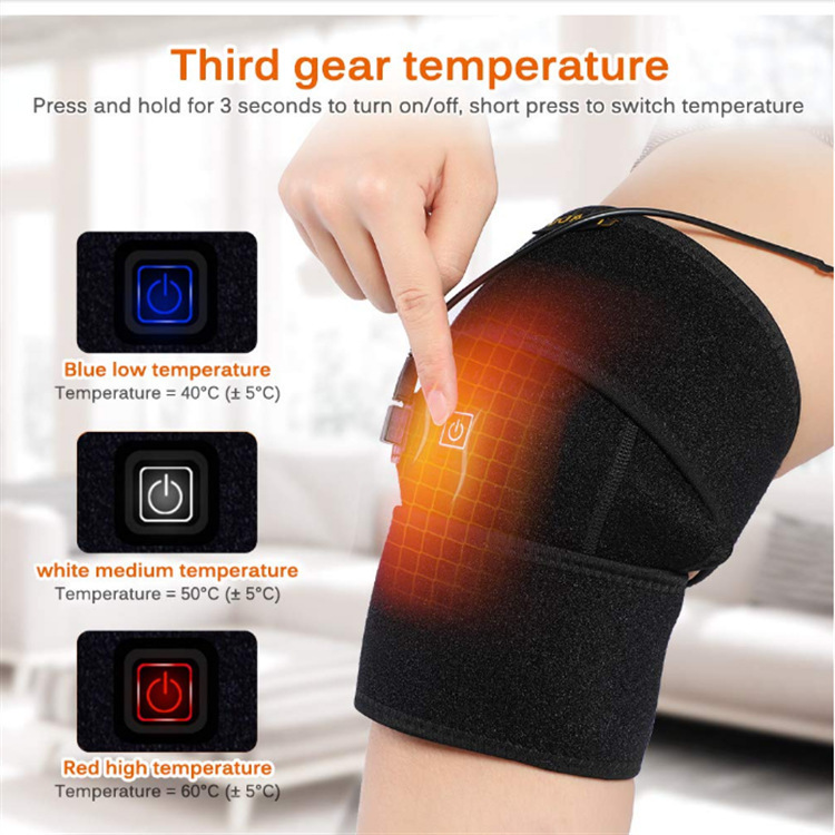 Manufacturer supplies heated knee pads, leg warmers, physiotherapy thermal knee pads, and safety cold-proof knee pads for middle-aged and elderly people