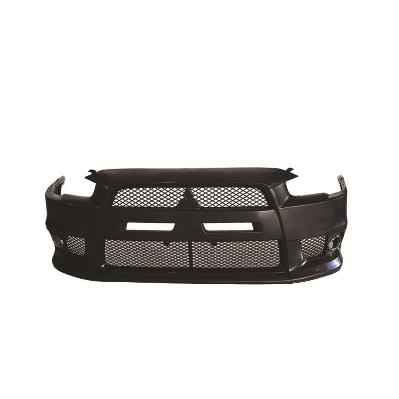 Mitsubishi Front Bumper Body Kit for Mitsubishi Lancer EVO E10 - PP Material (Big Surrounded) - evo-e10-black-front-bumper