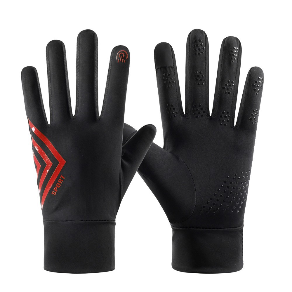 Guantes de protección solar de seda de hielo transpirables para mujer, modelos finos de alta elasticidad, conducción, antideslizante, antiultravioleta, ciclismo de verano, pantalla táctil de dedos