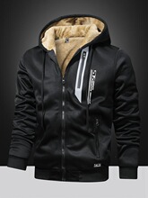 P 37190 Fleece Hooded Jacket Men �������ñ�п� ŷ���羳