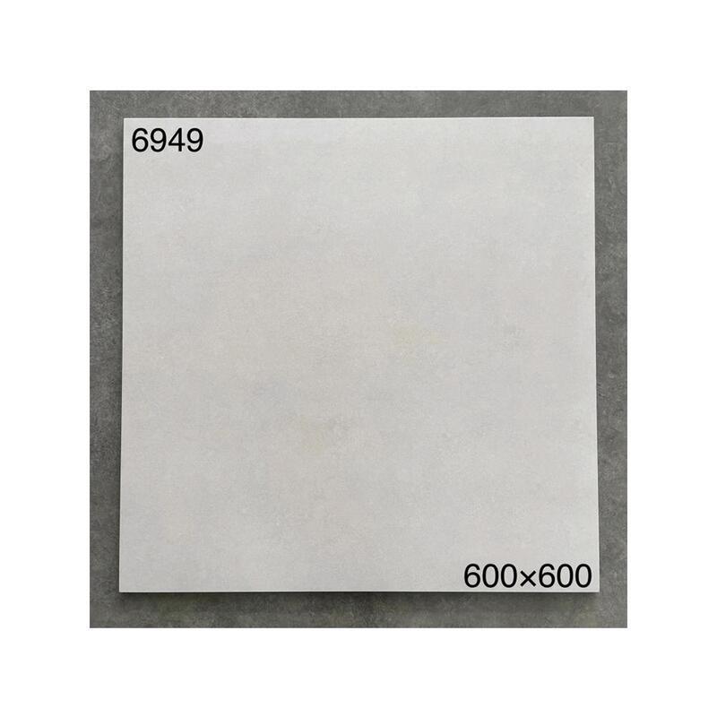 Antique floor tile 600x 600 gray cement gray tile matte non-slip clothing store milk tea shop floor tile living room