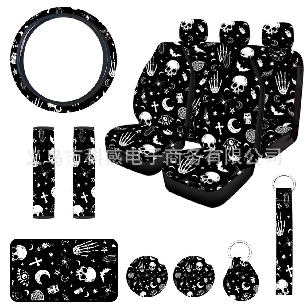 Готический череп кот луна звезда автомобиль 15 шт. CK6160