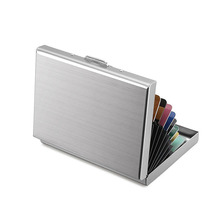 厂家亚马逊卡包RFID钱夹不锈钢证件包跨境简约卡包名片夹信用卡盒