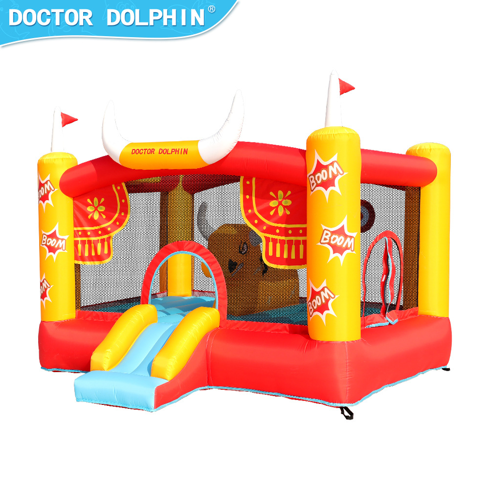 Doctor delfín | Castillo inflable para niños pequeño trampolín inflable tobogán inflable pequeño hogar