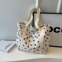 大容量唯美简约时尚休闲单肩包女2024夏季新款简约时尚手提托特包