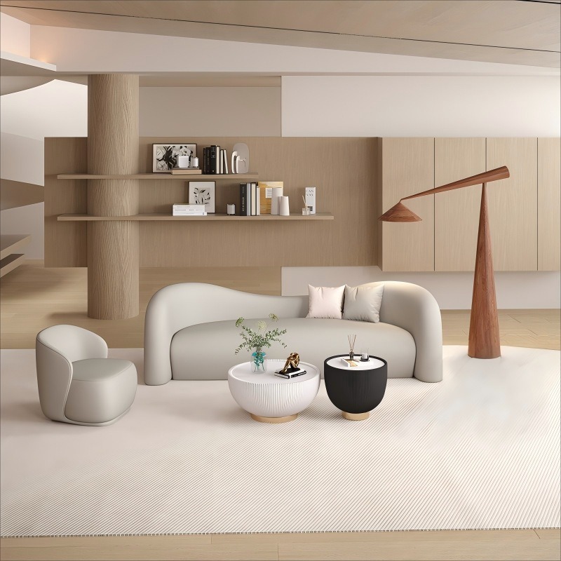 Nórdico tienda de ropa de lujo ligero salón de belleza hotel sala de estar sala de estar residencial oficina de recepción sofá de negociación