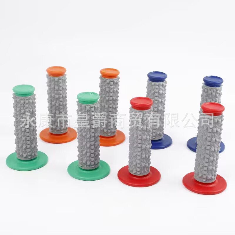 Off-Road Motorcycle Modification Parts Handlebar Grips Large Particle Anti-Slip Handlebar Grips Bosuer M5 Cheetah Extreme Thief