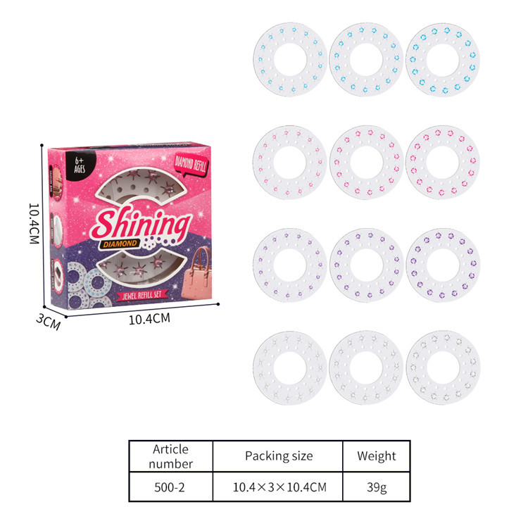 Diamantes mago blingbling chica maquillaje rhinestone juguete Tiktok mismo estilo niños rhinestone taladro flash