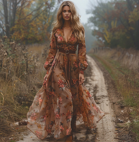 2026 Shein Cross-Border European And American Independent Station Printed Bohemian Ethnic Vacation Beach Dress_ecoleips.com