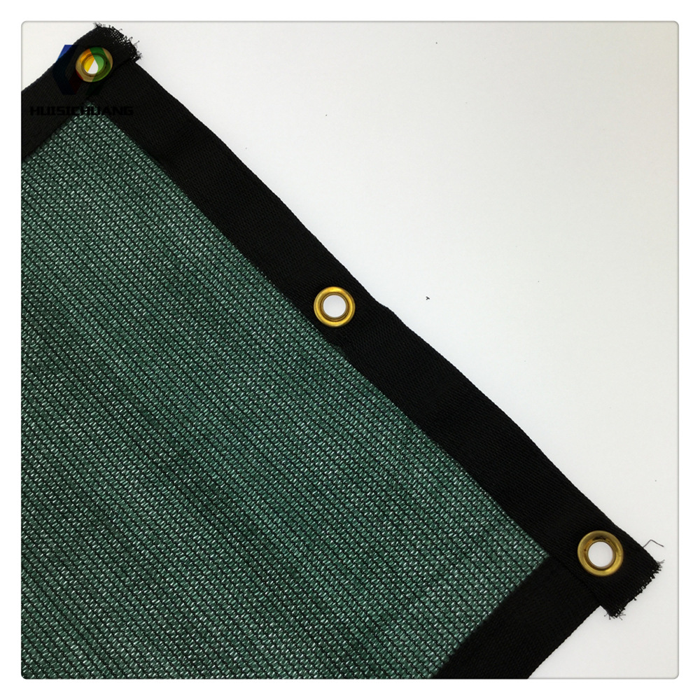 BSCI工厂供应塑料140g墨绿色阳台遮阳防护网花园护栏网隐私围栏网