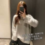 宽松秋冬羊绒马海毛毛衣