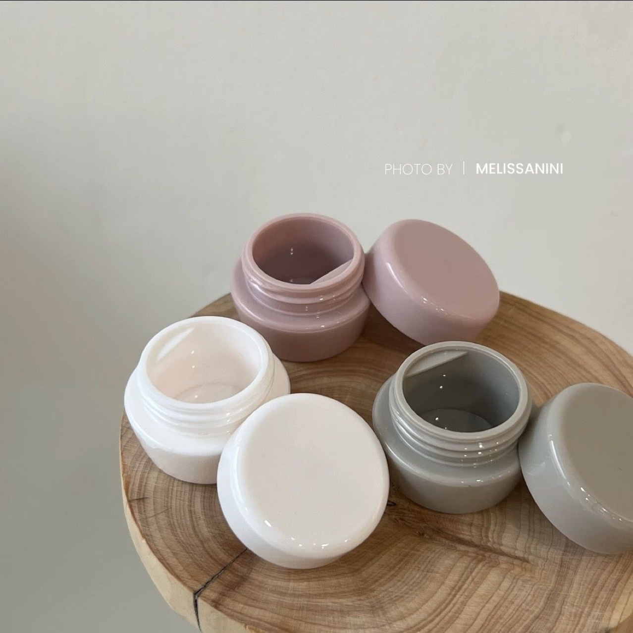 美甲分装空瓶调色储存罐光疗胶甲油胶日式美甲收纳盒瓶口带刮片