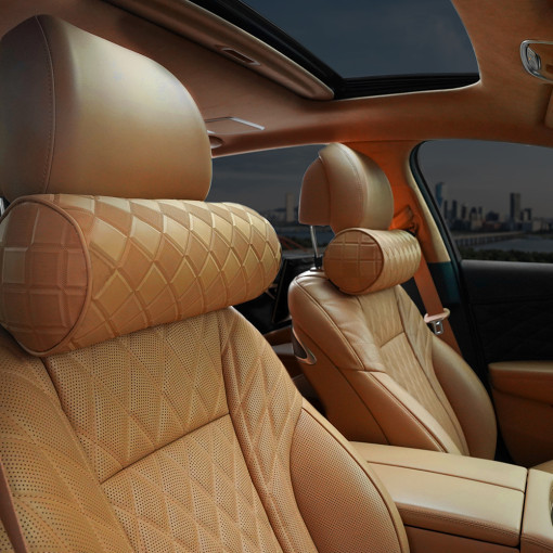 Corea del Sur nuevo coche cuello almohada coche avanzado cuello almohada Universal asiento de coche reposacabezas almohada al por mayor