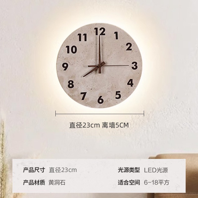 estilo japonés retro cabecera de cama agujero amarillo lámpara de pared de piedra silenciosa balcón sala de estar sofá TV pared de fondo escalera lámpara pasillo