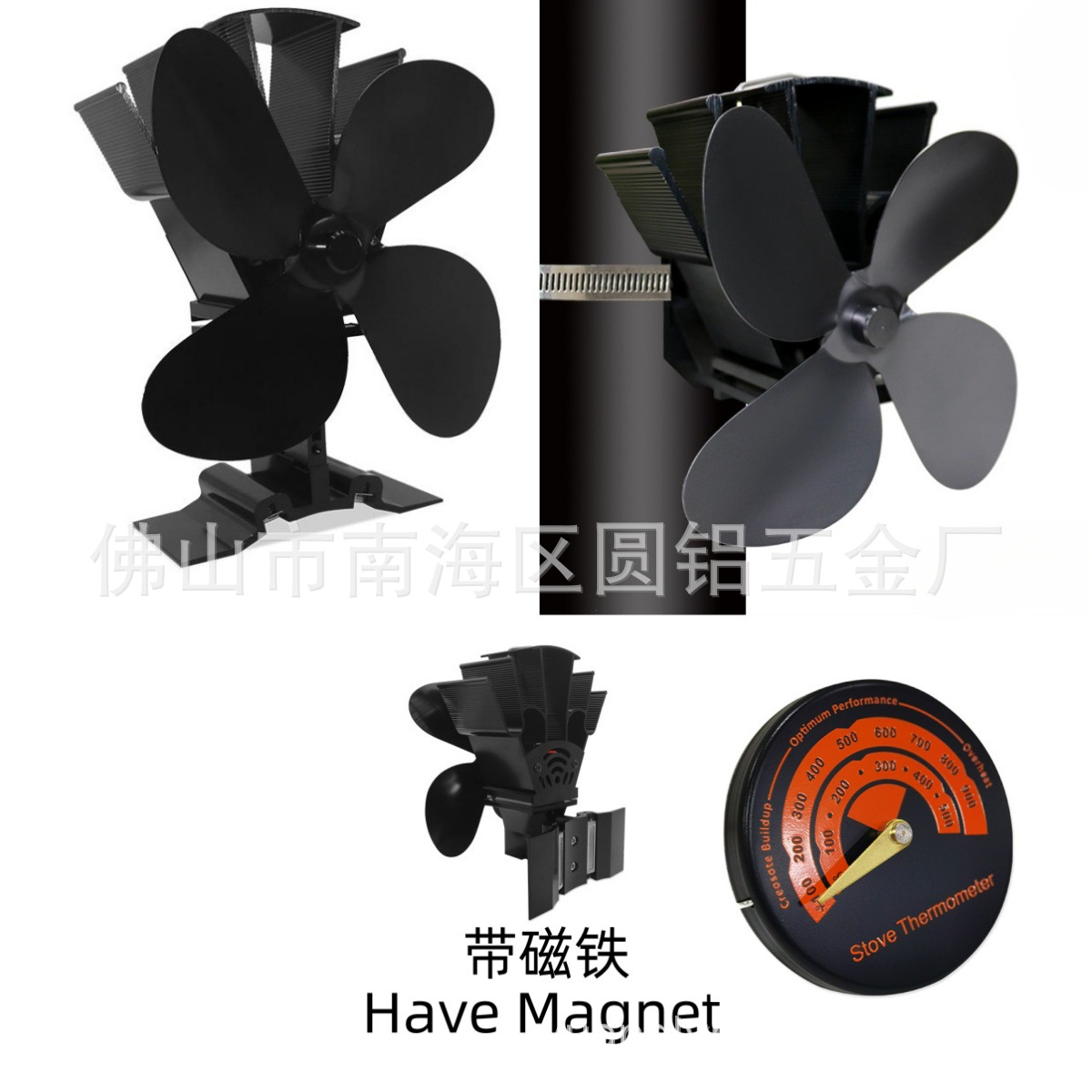 자석 + 온도계가 포함된 YL 30.15kg 아이언 그레이