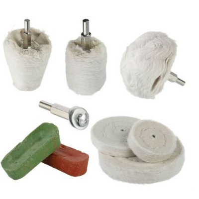 9PC 천 휠 세트/빨간색 왁스 + 녹색 왁스