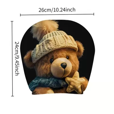 and can produce car pillowcases based | Universal seat cover - teddy-bear-double-sided-printing-1-piece
