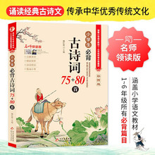 小学生背古诗词75+80首语文同步人教版古诗文唐诗宋词鉴赏大全