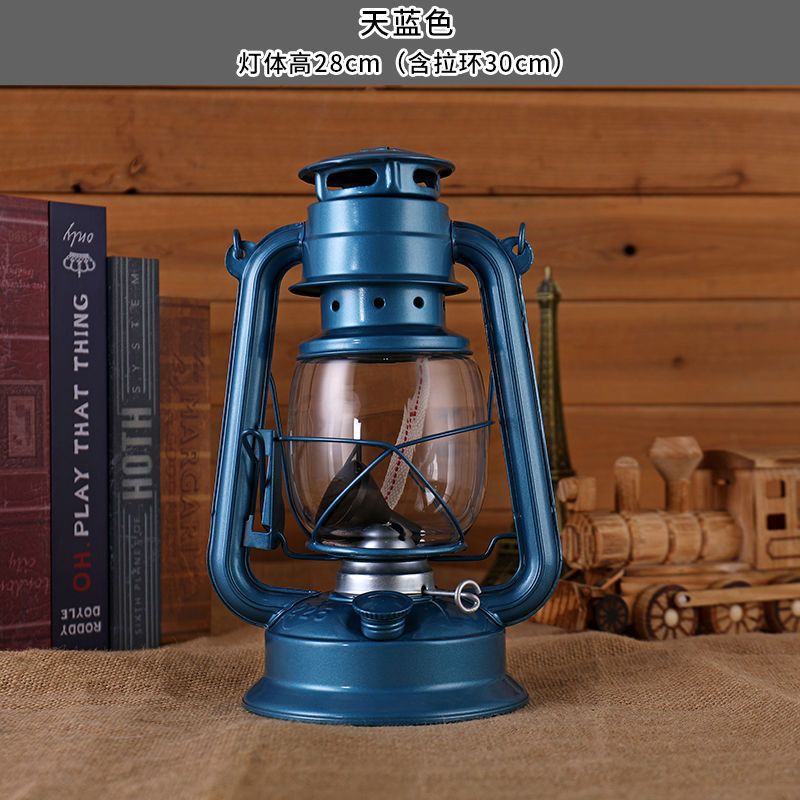 lámpara de aceite retro lámpara de caballo lámpara de queroseno portátil lámpara de camping lámpara de camping lámpara de camping lámpara de decoración de lámpara de campamento accesorios de fotografía