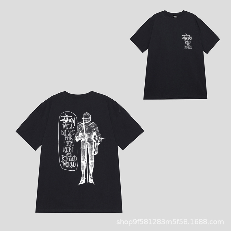 STU 25SS 新品 STU 高品質純綿 男女同型半袖Tシャツ トレンドブランド服|undefined