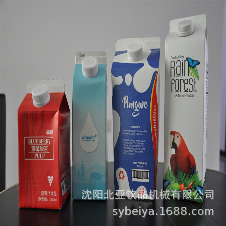 全自动巴氏奶，屋顶型纸盒灌装机，家庭配送！