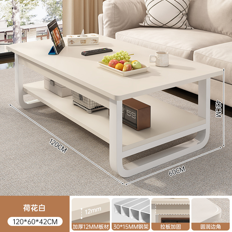 [두꺼운 30*15MM 강철 프레임] 120CM 연꽃 흰색 + 흰색 프레임