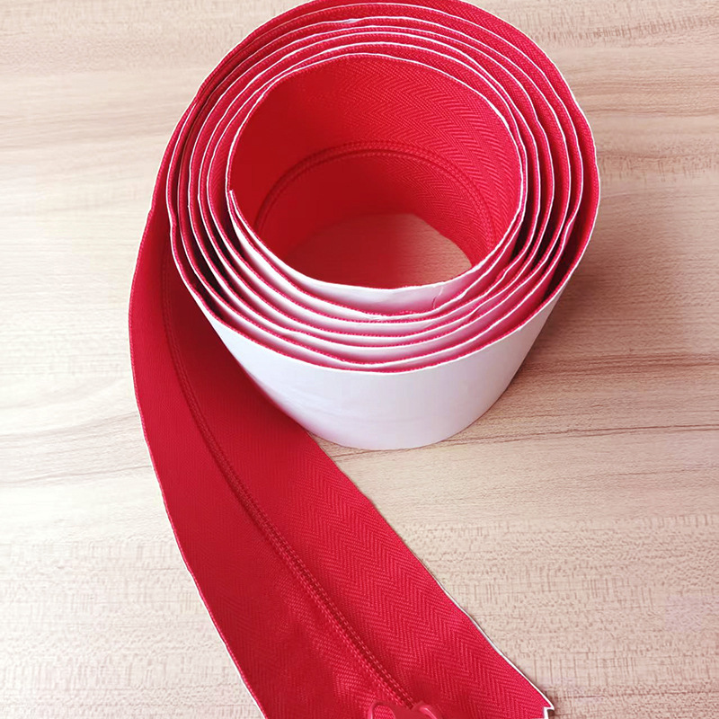 Manufacturer Wholesale Dustproof Door Self-Adhesive Zipper, No-Sew Adhesive Plastic Greenhouse Ventilation Strip