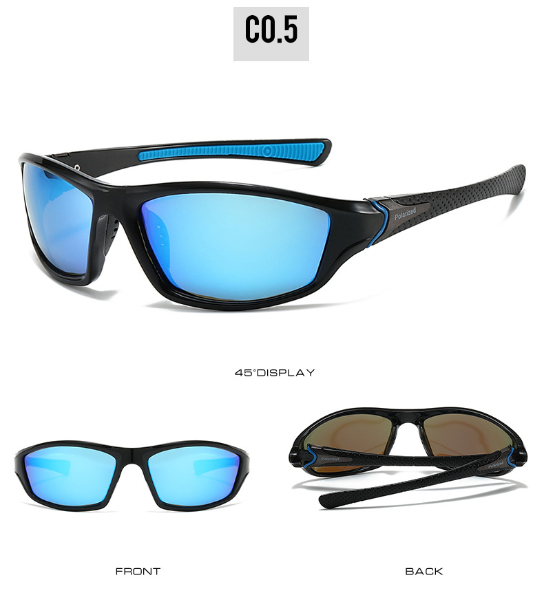72g Weight Full Frame Glasses Structure Sunglasses Classification Tac, UV400 Protection Lens Material Biker Glasses Style Travel Occasion Color Block Pattern All Seasons Season Unisex Gender Casual Style Grey, Black Color Casual Color Block Tac UV400 Protection Biker Full Frame Men's Sunglasses 11