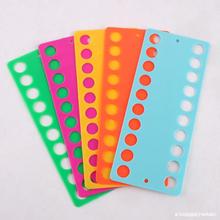 十字绣刺绣苏绣绣线穿线板彩色塑料绕线板缠线板理线板分线板