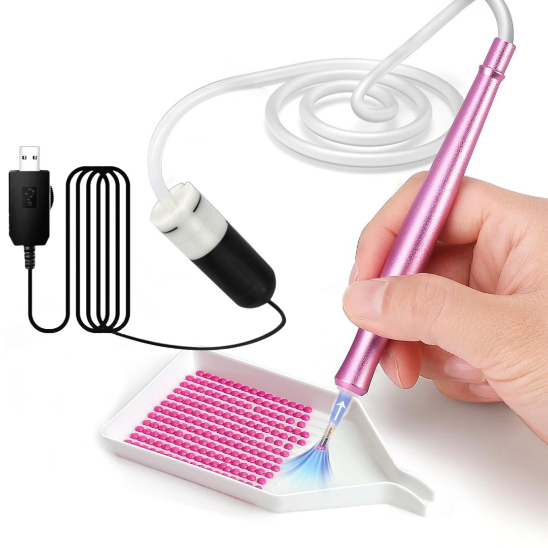 Portable Home Vacuum Electric Diamond Brush Set