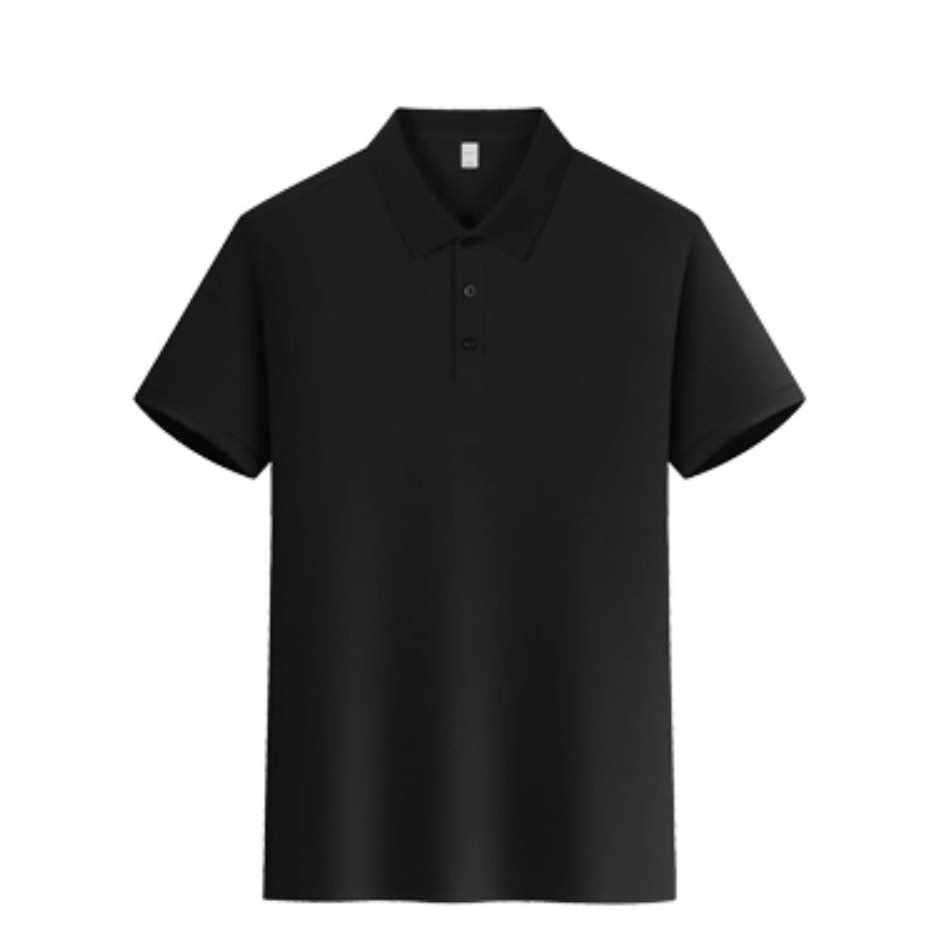 Verano nuevo estilo ligero de lujo fragancia fresco poliéster amoníaco color sólido solapa transmisión en vivo estilo caliente camisa POLO de manga corta entrega de una pieza