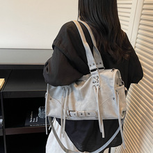 秋冬大容量托特包2025休闲女式洋气韩版ins高级感气质单肩斜跨包