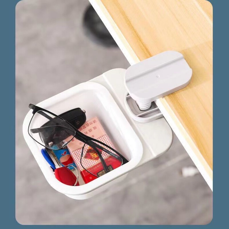 Multifunctional Desktop Rotating Trash Can, Household Kitchen Hidden Storage Box, Debris and Vegetable Waste Box